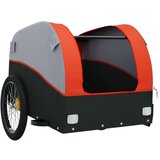 Kolesarska tovorna prikolica črna in oranžna 45 kg že | Shoptok.si