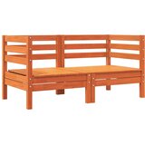  Kutna vrtna sofa s jastucima 2 kom voštano smeđa od borovine | shoptok.hr