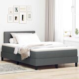  Krevet s opruga kutije Tamno siva 120 x 200 cm tkanina | shoptok.hr