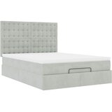  Otomanski krevet s madracima i LED 140x190 cm baršunasti | shoptok.hr