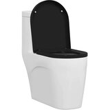  WC daska Podesiva Crna 48 x 36,5 x 4,5 cm Polipropilen | Eponuda.com