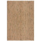 Flair Rugs Obojestranska ročno tkana preproga iz jute v naravni in zeleni barvi 200x290 cm Jute Boucle Green – u
