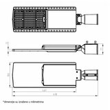  LED ULICNA SVETILJKA SL04 100W 4000K 12000lm IP65 u