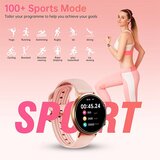 Oukitel BT60 pink smart watch ženski 230mAh/Heart rate/SpO2/Blood pressure/voice-assist/acceler | Eponuda.com