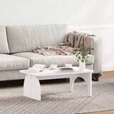  Kava Stol Bijelo 80 x 50 x 31 cm Masivna borovina | shoptok.hr