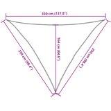  Jedro protiv sunca boje pijeska 2,5x2,5x3,5 m poliester Oxford | shoptok.hr