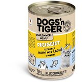  Varčno pakiranje Dogs'n Tiger gurmanski meni 12 x 400 g - Piščanec z lososom | shoptok.hr