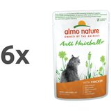Almo Nature Holistic Anti-Hairball - piščanec - 70 g 6 x 70 g | Shoptok.si
