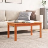 vidaXL Stolić za kavu voštano smeđi 80x50x40 cm od masivne borovine | shoptok.hr