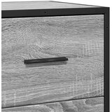 vidaXL Komoda siva sonoma 68x35x76 cm inženirski les in kovina | Shoptok.si