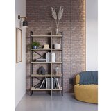 Marckeric Regal v hrastovem dekorju v naravni barvi 87,5x175 cm Ara – | Shoptok.si
