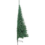  Umjetna polovica božićnog drvca sa stalkom zelena 180 cm PVC | shoptok.hr