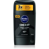 Nivea Men Deep trdi antiperspirant za moške Black Carbon Dark Wood 50 ml Cene