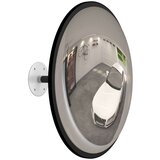  Unutarnje konveksno prometno ogledalo crno Ø 40 cm akrilno | shoptok.hr