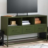 TV ormarić maslinastozeleni 100,5x39x60,5 cm čelični | shoptok.hr