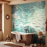  Foto tapeta - School of small fish 150x105 Vodootporna | shoptok.hr