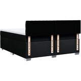 vidaXL Box spring postelja z vzmetnico črna 180x200 cm blago | Shoptok.si