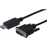 DisplayPort/DVI priključni kabel [1x DisplayPort-utikač <=> 1x DVI-utikač 24+1-p