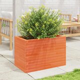  Vrtna sadilica voštano smeđe boje 70x40x45,5 cm od borovine | shoptok.hr