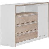 Matis Kaliopa 1V3F Komoda, 147.5x39.5x91, Belo-Premium hrast Cene