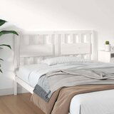  Uzglavlje za krevet bijelo 140 5x4x100 cm od masivne borovine | shoptok.hr