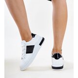 Gemre Black and white sneakers with rhinestones Giulia | Shoptok.si