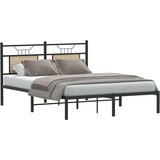  Posteljni okvir brez vzmetnice hrast 150x200 cm inženirski les, (21829159) | Shoptok.si