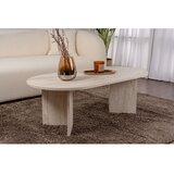 Kalune Design Bež stolić za kavu u polusjajnom dekoru 60x119 cm Sable – | shoptok.hr