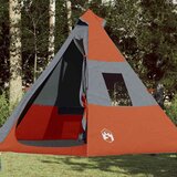 Šator tipi za kampiranje za 7 osoba narančasti vodootporni | shoptok.hr