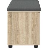  Klupa za hodnik s jastukom Sonoma hrast 80 x 38 x 46 cm | shoptok.hr