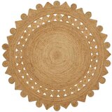 vidaXL Tepih Smeđa Ø 180 cm Juta Cijene