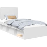  Krevetna konstrukcija Bijelo 90 x 190 cm Čvrsto borovo drvo | shoptok.hr