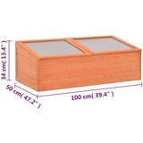  Staklenik od drva 100 x 50 x 34 cm | shoptok.hr