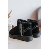 Boto Children's Quilted Snow Boots Black Leonora | Shoptok.si