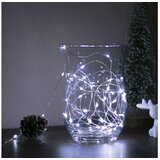 Family 5m božično - novoletne micro led lučke na baterije 3 x aa hladno bele | Shoptok.si
