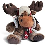  Plišani braon los sa kapom i šalom 25cm ( 1039173 ) | ePonuda.com