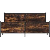  Metalni okvir kreveta bez madraca boja hrasta 200x200 cm | Eponuda.com