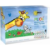 Kreul Set boja za staklo MUCKI - Svet malih životinja (boje za)