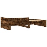  Okvir kreveta bez madraca dimljena boja hrasta 90x200 cm drveni | shoptok.hr