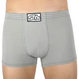 STYX Men's boxers classic rubber light gray