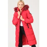 Dewberry Z6706 LADIES COAT-RED Cijene