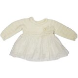 Vrabac Haljina za bebe 90060, Bela Cene