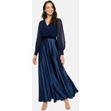 Potis & Verso Woman's Dress Sybilla Navy Blue Cene