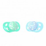 Twistshake tolažilna duda - silikon 2 kosa, 0-6m blue/green | Shoptok.si