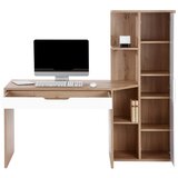 Modern Living Pisalna Miza Laurent, Barva Hrasta, Bela | Shoptok.si
