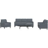  4-dijelni set sofa s jastucima tamnosivi baršunasti | shoptok.hr