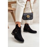 S. BARSKI Ladies Cut-Out Ankle Boots With Zipper Black S.Barski | Shoptok.si