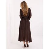 RUE PARIS Dress-MI-SK-27580.02-dark brown | shoptok.hr