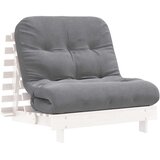  Futon na razvlačenje s madracem bijeli 90x206x11 cm borovina | shoptok.hr