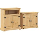 vidaXL 2-dijelni set kupaonskog namještaja Corona masivna borovina | shoptok.hr